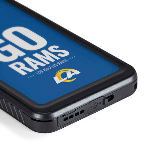 NFL Los Angeles Rams Team Motto Galaxy S24 Waterproof Case